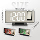 ⏳ Offre à durée limitée ⏰ Réveil avec projection et miroir LED 🕰️ - Achetez-en deux, bénéficiez de la livraison gratuite