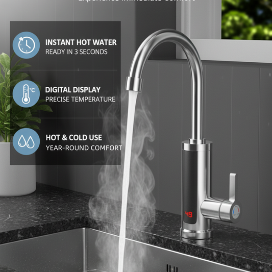Robinet de chauffe-eau instantané sans réservoir