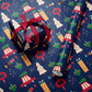 Feuille de papier d'emballage cadeau de Noël 70 x 50 cm