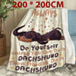 Couverture mignonne à motif teckel