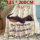 Couverture mignonne à motif teckel