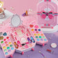 💖 50 % DE RÉDUCTION POUR UNE DURÉE LIMITÉE ! Kit de maquillage « Princesse » pour petites filles, ensemble de jouets cosmétiques lavables et sans danger avec trousse de rangement