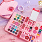 💖 50 % DE RÉDUCTION POUR UNE DURÉE LIMITÉE ! Kit de maquillage « Princesse » pour petites filles, ensemble de jouets cosmétiques lavables et sans danger avec trousse de rangement