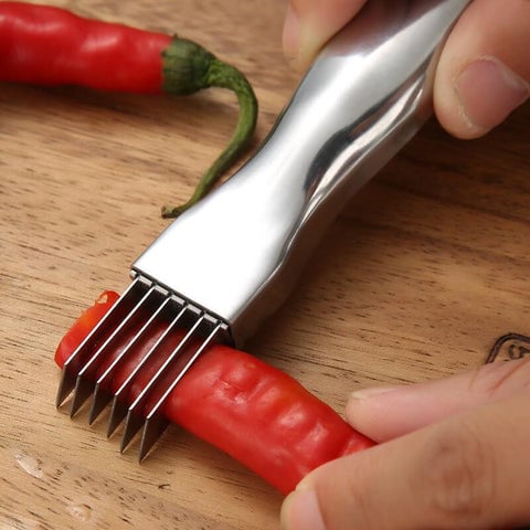 🔥 Achetez 1, obtenez 1 gratuit ! Couteau à échalotes 7 lames – déchiquetez oignons, poivrons & légumes en secondes ! 🔪✨