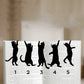 Adorable lot de 5 marque-pages métalliques en forme de chat