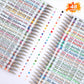 ⏳Spécial à durée limitée⏰Ensemble de stylos gel multicolores🎨🖋️