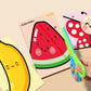 62PCS Fun Paper-Cut Set with Child-Safe Scissors