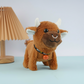 Vache en peluche électrique réaliste avec son