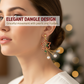 Boucles d’oreilles pendantes mignonnes en forme d’étoile de Noël