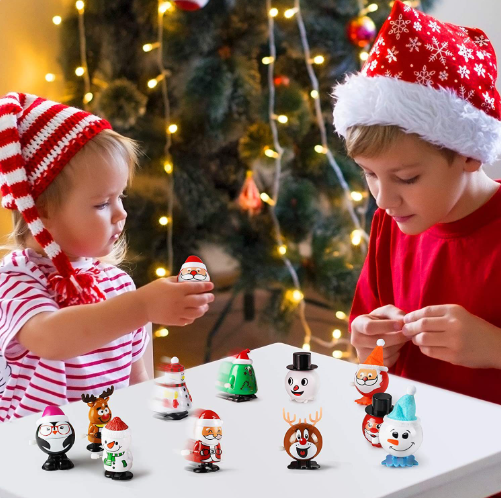 🎅Cadeau de Noël 2025🎁Jouets à remontoir de Noël