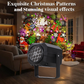 Projecteur rotatif LED avec motifs de Noël