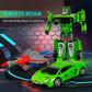 Voiture jouet à transformation par collision pour enfants
