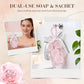 Handmade Crystal Rose Scented Soap Bouquet