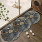📢📢55 % de réduction !!! ✨Tapis de salle de bain à motif floral à séchage rapide