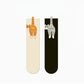 2 paires de chaussettes amusantes avec motif chat pour hommes et femmes