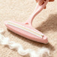 Lisseur manuel double face pour peluches et bouloches