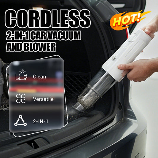🎄 Promo Noël Éclatante：50 % de réduction ! Aspirateur et souffleur sans fil 2 en 1 pour voiture