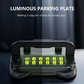 Support pour téléphone portable pour tableau de bord de voiture avec numéro de stationnement