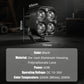 Spot LED double couleur 3 pouces 60 W