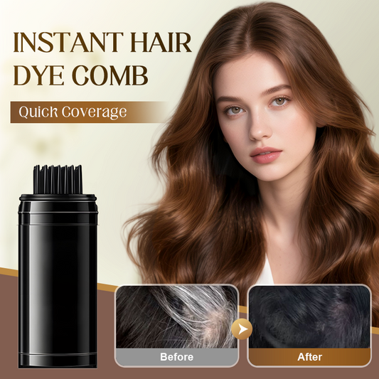 Peigne teinturant instantané pour cheveux gris