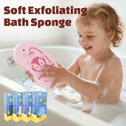 Éponge de bain exfoliante douce
