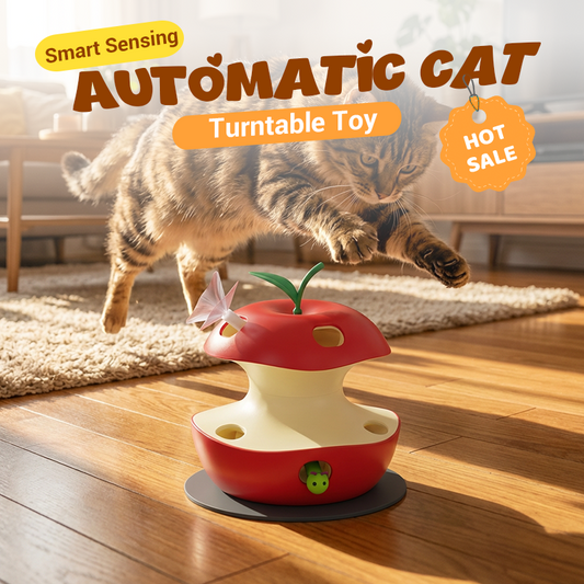 Jouet tournant automatique intelligent pour chat