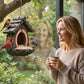 Mangeoire d'extérieur pour oiseaux pour décoration de jardin