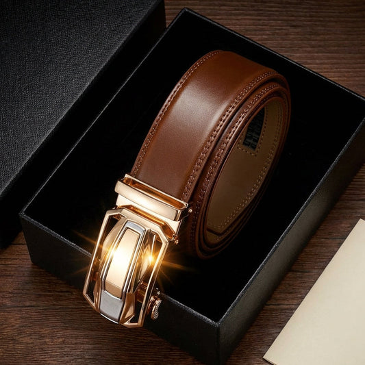 📢📢50 % de réduction !! ⏰Ceinture à cliquet pour homme, habillée et décontractée