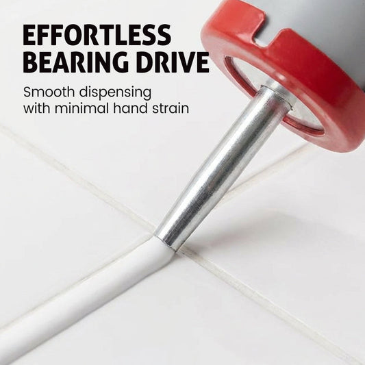 📢📢50 % de réduction !! ⏰ Pistolet à Mastic Amélioré – Canon Rotatif, Grattoir Inclus & Précision Pro pour Rénovation ✨