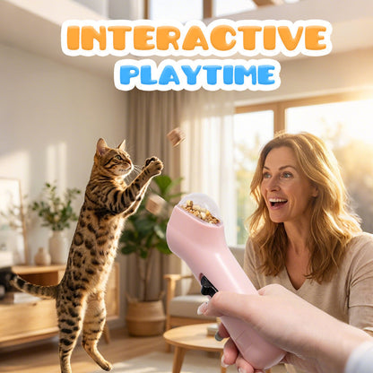 Lanceur et distributeur interactif de friandises pour animaux