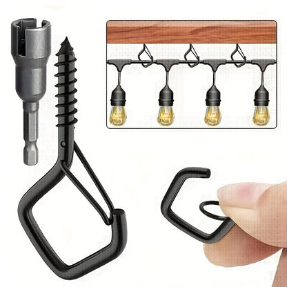 🏠 PROMO LIMITÉE 60% DE RÉDUCTION ! 🔧 Crochets Suspendus à Pression Carrés – Adhérence Forte, Sans Perçage & Organisation Facile ✨