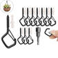 🏠 PROMO LIMITÉE 60% DE RÉDUCTION ! 🔧 Crochets Suspendus à Pression Carrés – Adhérence Forte, Sans Perçage & Organisation Facile ✨