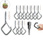 🏠 PROMO LIMITÉE 60% DE RÉDUCTION ! 🔧 Crochets Suspendus à Pression Carrés – Adhérence Forte, Sans Perçage & Organisation Facile ✨