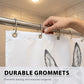 Rideau de douche rigolo avec des crochets