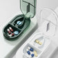 2-in-1 Pill Cutter and Portable Storage Organizer