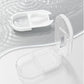 2-in-1 Pill Cutter and Portable Storage Organizer