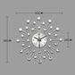 ✨60 % DE RÉDUCTION🕰️ Horloge murale créative en strass – Silencieuse, minimaliste et luxueuse pour le salon, la salle à manger et l'entrée ! 💎🏡