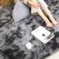 🌈 50 % DE RÉDUCTION ! 🛋️ Tapis de sol en peluche dégradé – Ultra-doux, antidérapant et lavable ✨