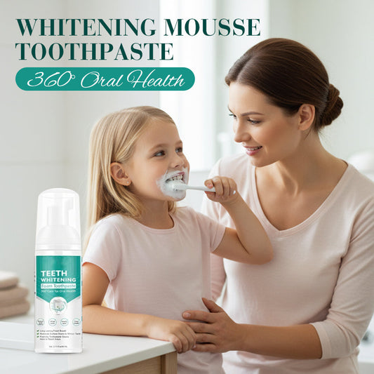 Dentifrice mousse blanchissant pour une santé bucco-dentaire à 360°