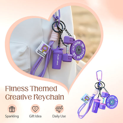 Porte-clés créatif sur le thème du fitness