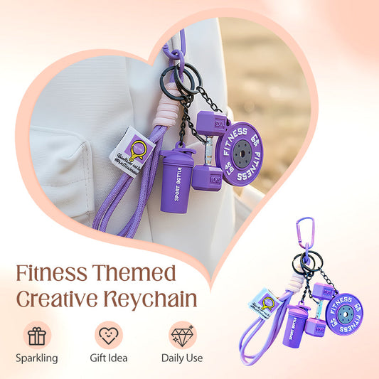 Porte-clés créatif sur le thème du fitness