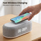 ⏰ OFFRE LIMITÉE : -50 % 💥 Chargeur sans fil 6-en-1 25 W 🔋 avec horloge, lampe et haut-parleur – Organisation et confort en un seul appareil ✨