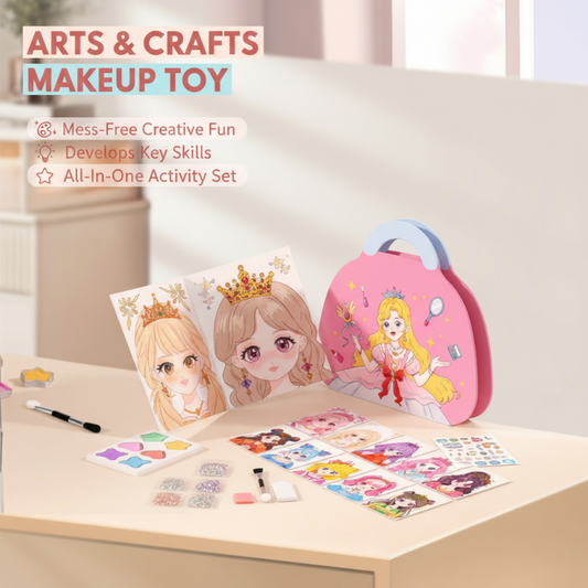 🔥PROMOTION EXCEPTIONNELLE -50%✨Kits de loisirs créatifs JSR : peinture diamant et maquillage de princesse, livre d'art sur papier métallisé, pour filles, cadeaux de Pâques faits main