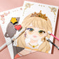 🔥PROMOTION EXCEPTIONNELLE -50%✨Kits de loisirs créatifs JSR : peinture diamant et maquillage de princesse, livre d'art sur papier métallisé, pour filles, cadeaux de Pâques faits main