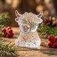 Moule à glaçons Highland Cow - Adorable bac en silicone 3D pour boissons et fêtes