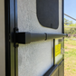 🚐🔧🏕️ PROMO -50% ! Barre de Poignée en Aluminium pour Porte Moustiquaire de Camping-Car – Télescopique 55-73 cm, Installation Facile