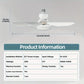 💨 50% DE RÉDUCTION! 💡 Ventilateur de Plafond Portable 2-en-1 avec Télécommande – Compact, Réglable & Idéal Pour La Chambre, Le Bureau & Les Voyages 🏠