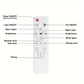 💨 50% DE RÉDUCTION! 💡 Ventilateur de Plafond Portable 2-en-1 avec Télécommande – Compact, Réglable & Idéal Pour La Chambre, Le Bureau & Les Voyages 🏠