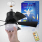 💨 50% DE RÉDUCTION! 💡 Ventilateur de Plafond Portable 2-en-1 avec Télécommande – Compact, Réglable & Idéal Pour La Chambre, Le Bureau & Les Voyages 🏠
