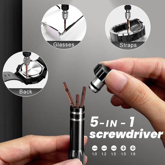 🕰️ 50 % DE RÉDUCTION ! 🔧 Kit d'outils pour la réparation professionnelle de montres – 13 en 1, outils de précision, idéal pour la réparation de montres et de lunettes 🛠️
